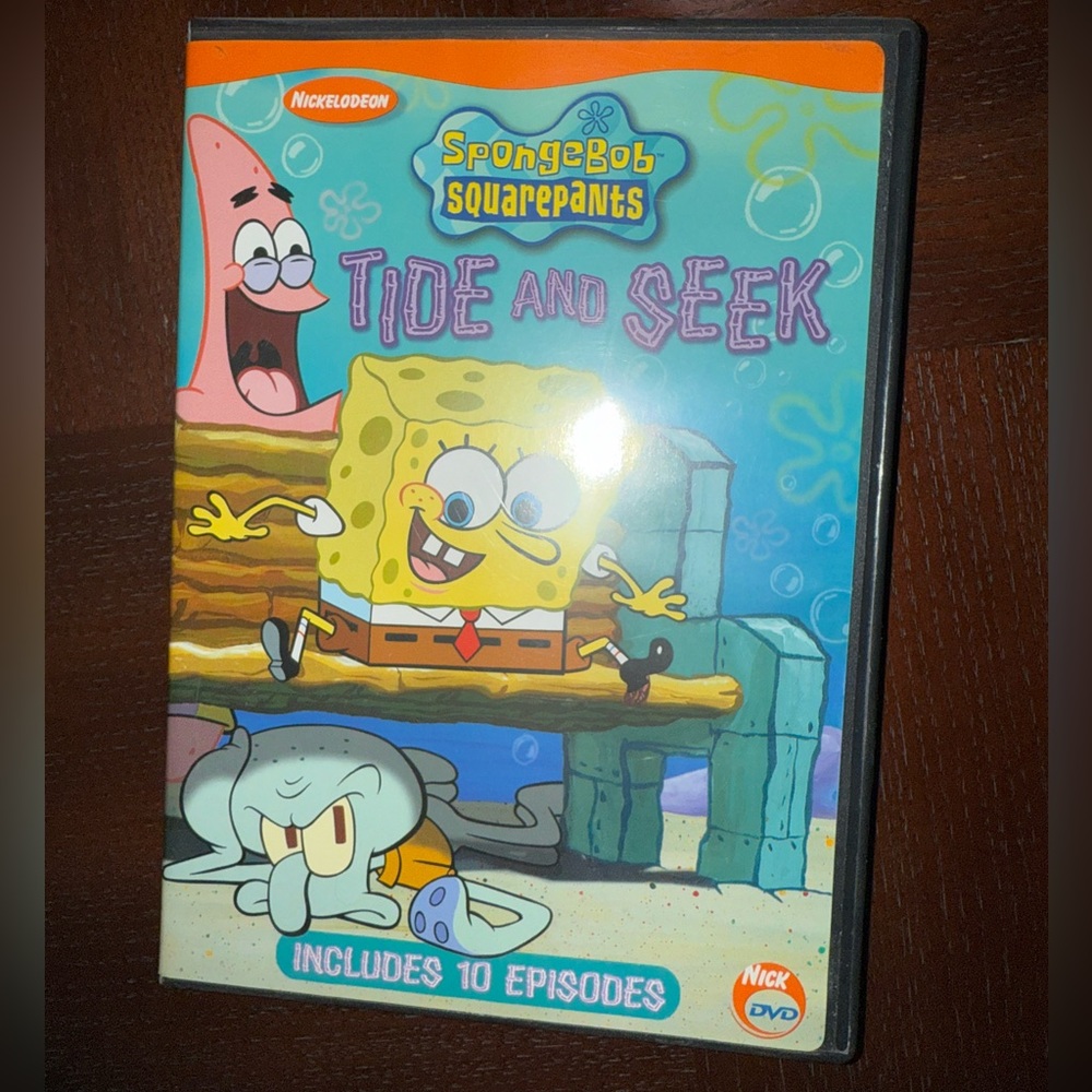 Nickelodeon SpongeBob SquarePants: Tide and Seek DVD - Vibrant Yellow and Pink